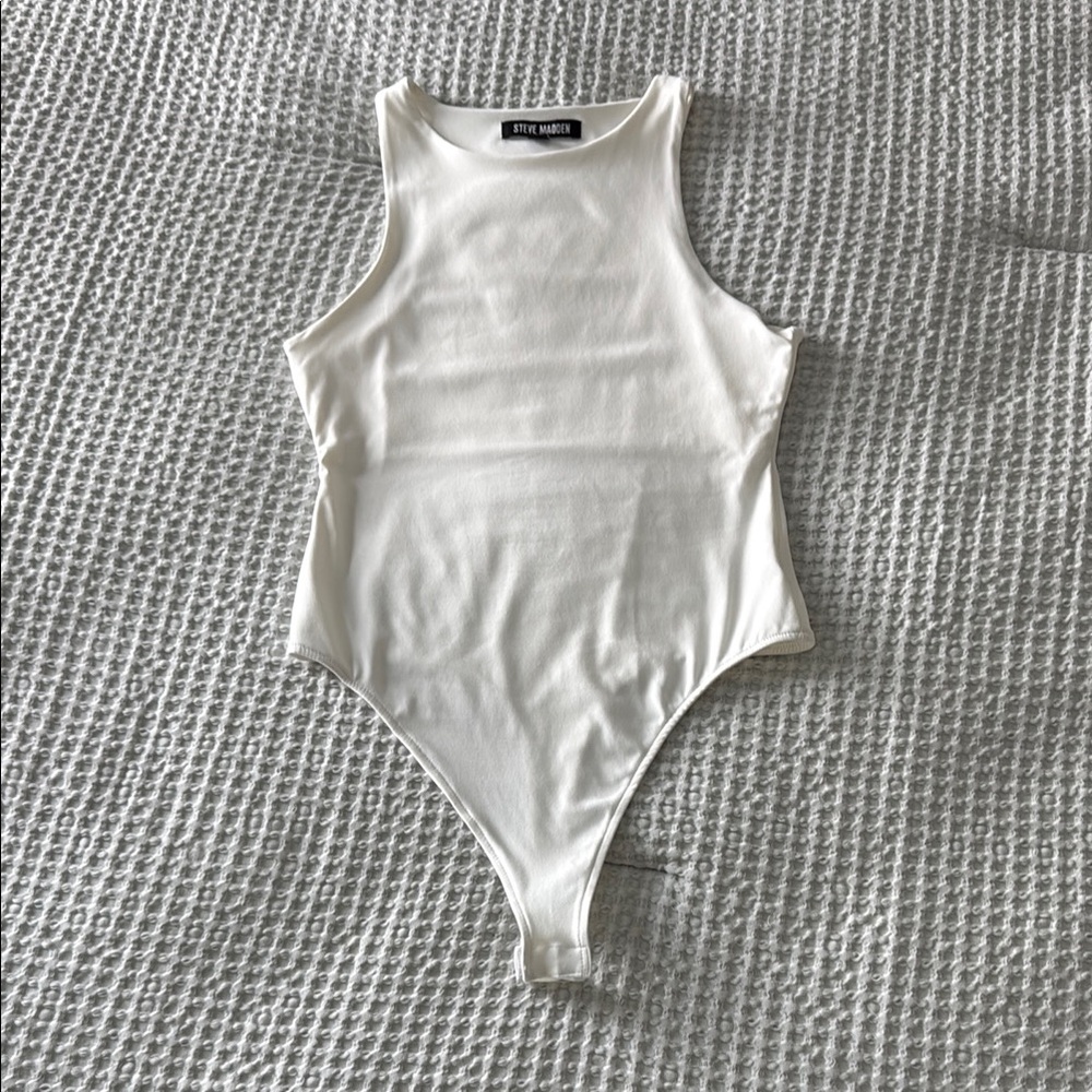Steve Madden White Bodysuit One Piece